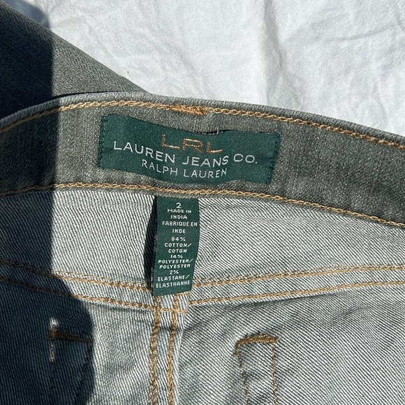 Ralph Lauren Women's Green Wash Classic Straight Fit Jeans - Picture 7 of 7